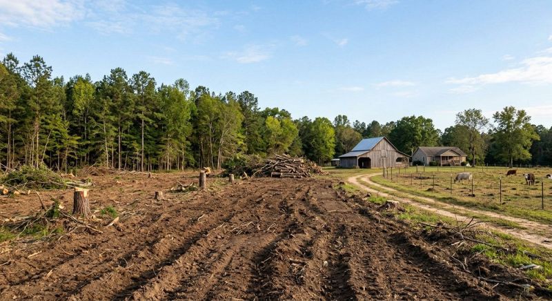 Pine Tree Clearing in Cumming, GA